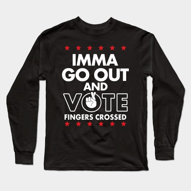 Presidential Election 2024 Vote Register and Vote Democrat Republican Independent Political Meme Long Sleeve T-Shirt by BoggsNicolas